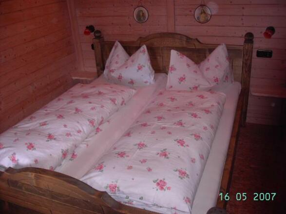 Berghütte Laubenzug Schlafzimmer