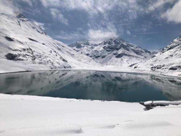 Auch wenn eine Eisfläche vorhanden ist auf keinen Fall betreten