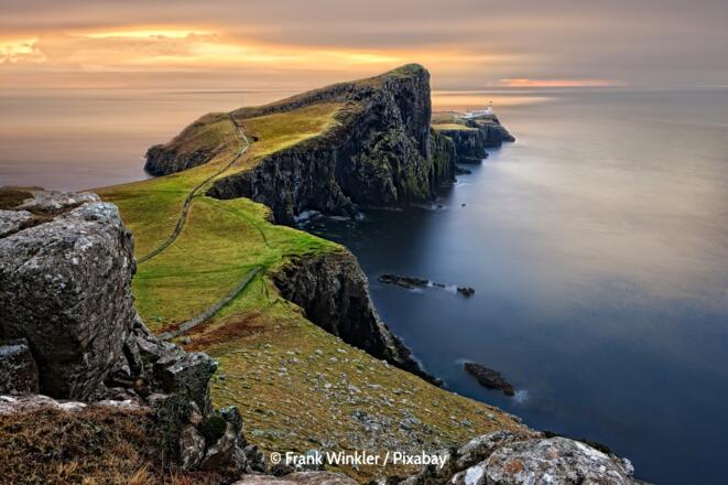 Neist Point auf der Insel Skye in Schottland / Europa