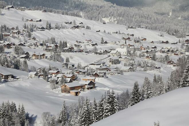 Blick nach Hirschegg