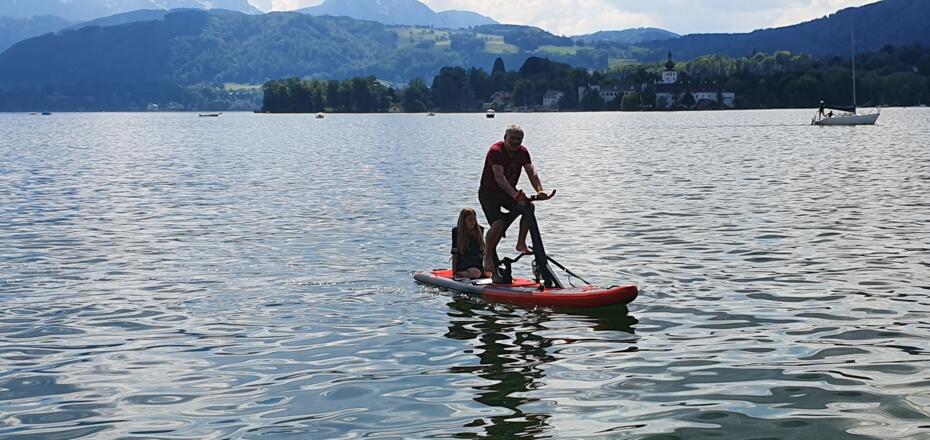 Wasserfahrrad Attersee