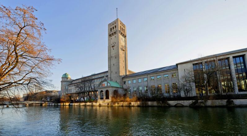 Deutsches Museum München - Blick von Südwesten
