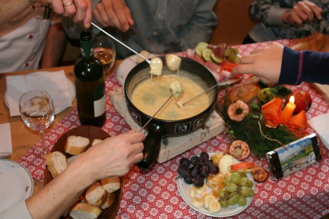 Schweizerhütte-Käsefondue