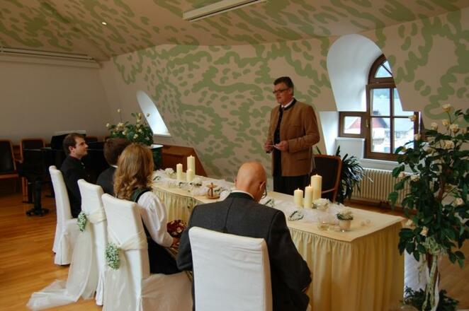 Hochzeit seitlich