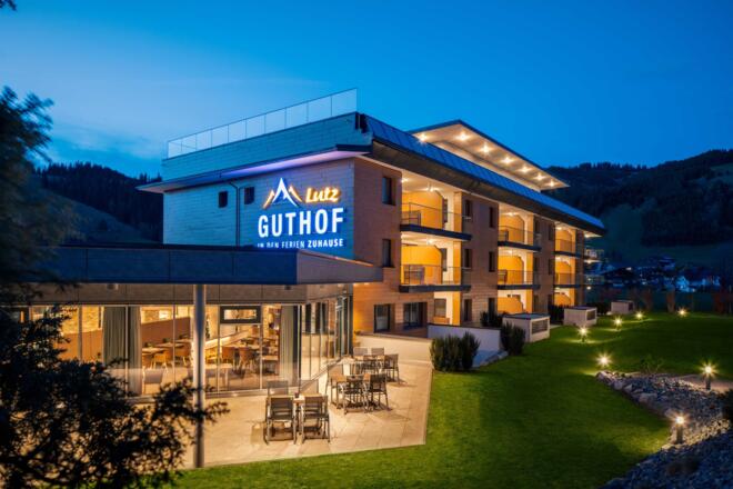 Die Abendstimmung in den Guthof Lutz Ferienwohnungen ist einfach herrlich!