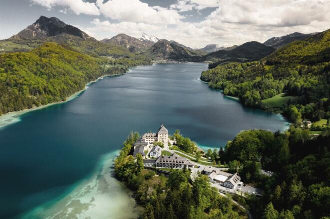 Schloss Fuschl - Exterior - Aerial