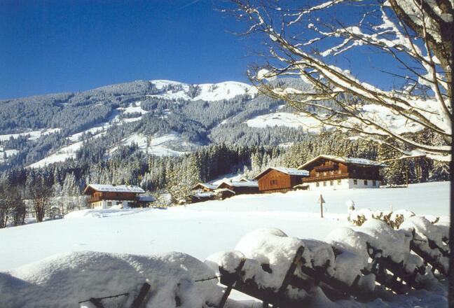 Hofgelände im Winter
