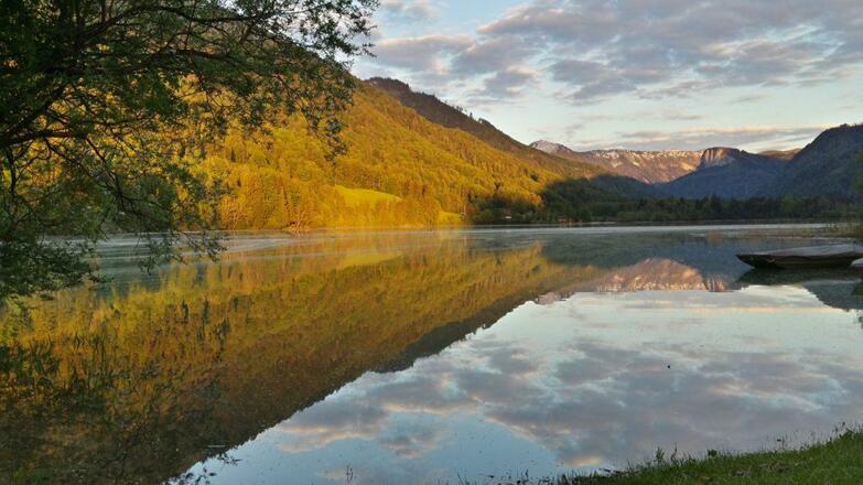 Hintersee spiegelt sich