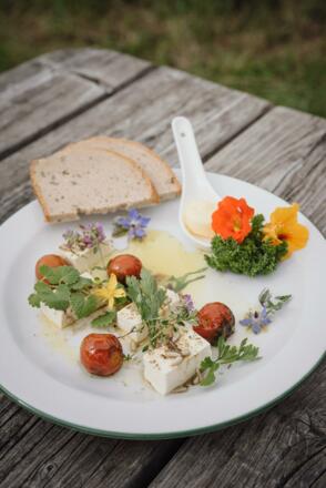 Bürglalm-Heumilchzauber (hausgem. Heufrischkäse)