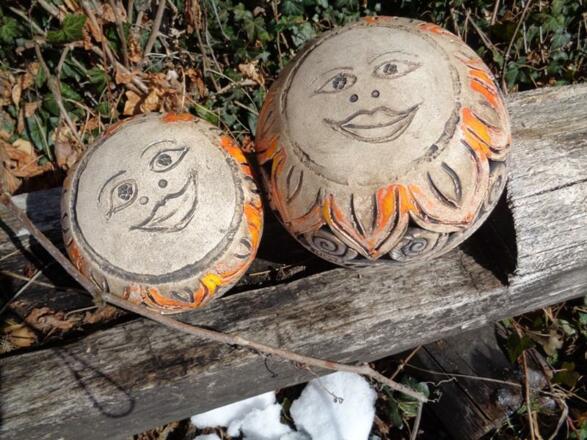 Kugeln mit Sonne