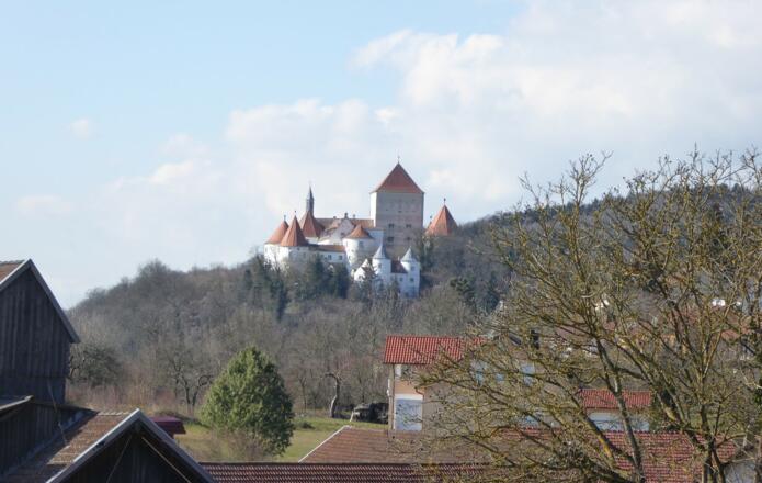 Blick auf Schloß Wörth