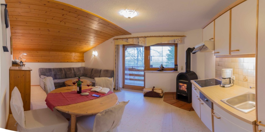 Wohnzimmer Ferienwohnung ANNA