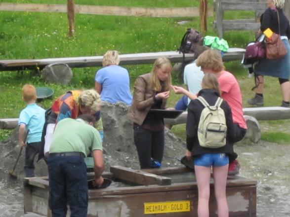 Heimalm. Selbst nach Gold suchen