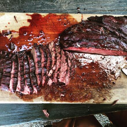 Fleisch aufgeschnitten