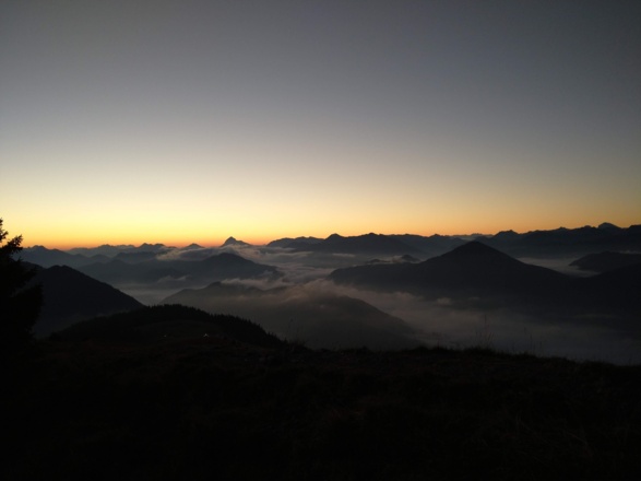 Morgenstimmung am Hirschhörnlkopf