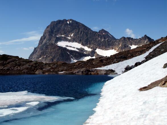 Piz Buin mit Eissee 2770 m