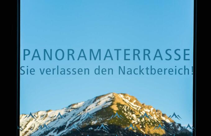 Die Aussicht aus unserem Wellnessbereich mit Penthouse-Feeling
