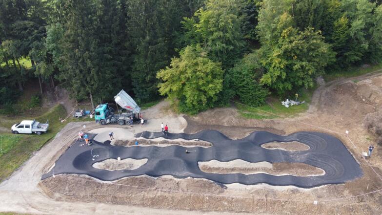 Pumptrack Koppl von oben
