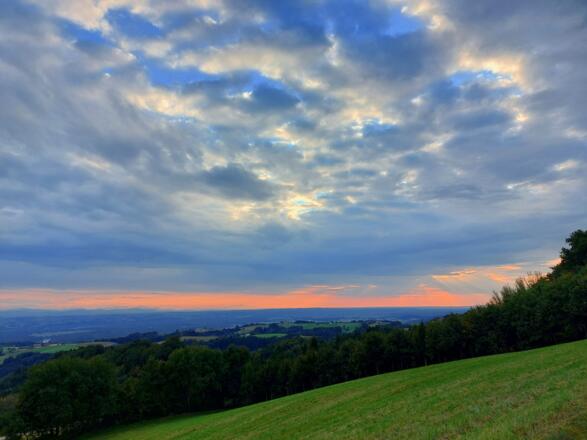 Rastplatz Gobel Abendstimmung