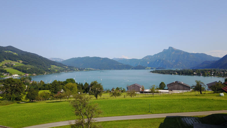 Aussicht vom Balkon