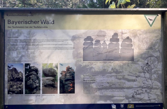Teufelsmühle-Infotafel