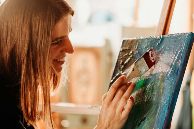 Atelier am Berg mit Malkursen und Workshops