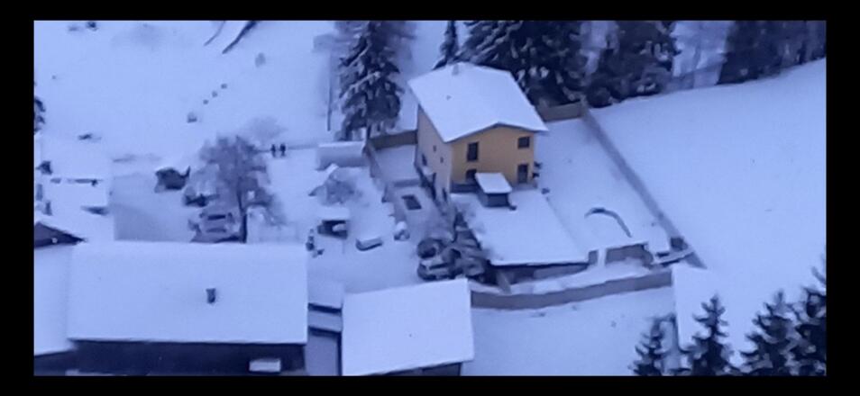 Foto vom Haus aus der Gondel