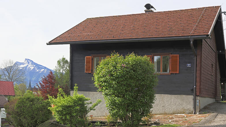 Cottage IKA -Blick auf den Schafberg - view to Schafberg
