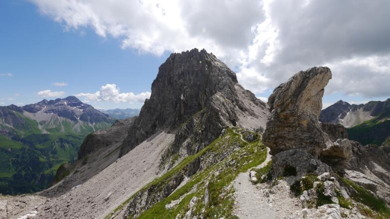Auf dem Weg zum Mittleren Schafalpenkopf