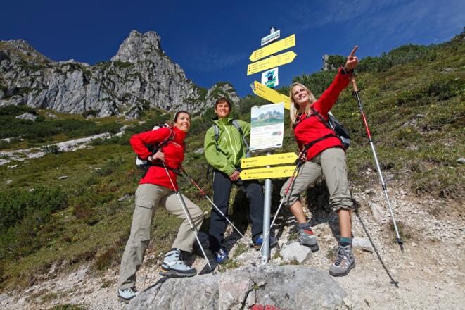 Wandern entlang des Salzburger Almenweges