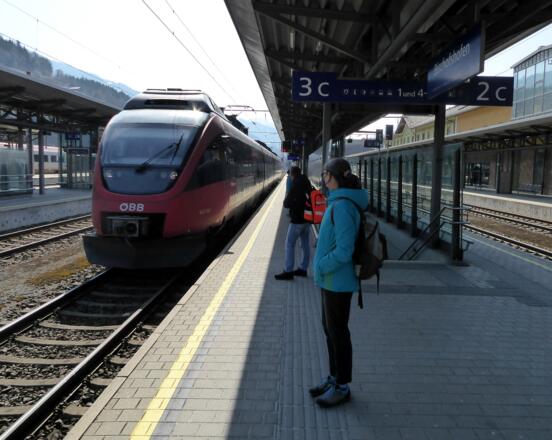 Der Eisenbahnknotenpunkt Bischofshofen ist ein Garant für einen dichten Zügetakt.