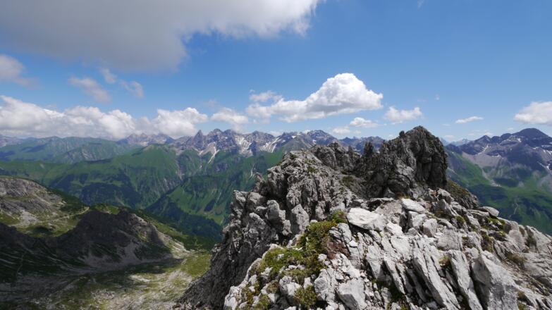 Im Gipfelbereich des Nördlichen Schafalpenkopfes