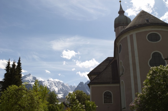 Pfarrkirche St. Martin im Garmischer Zentrum