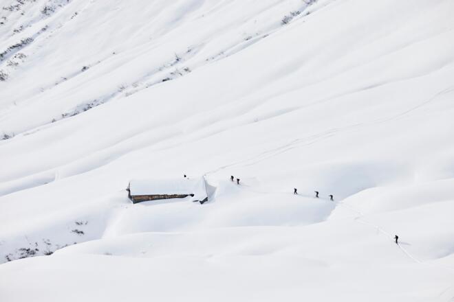 Skitour im Kleinwalsertal