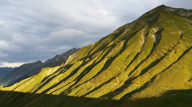 Ausblick von der Biberacher Hütte