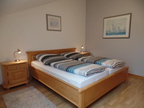 Schlafzimmer Ferienwohnung Brünnsteinblick