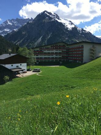Sommerblick zur Ferienwohnung