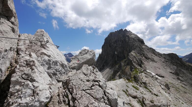 Auf dem Weg zum Mittleren Schafalpenkopf