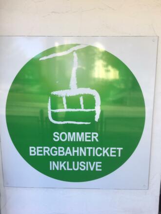 Sommerbergbahn inklusive