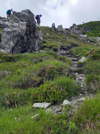 BHG afdaling Hirschkarspitze