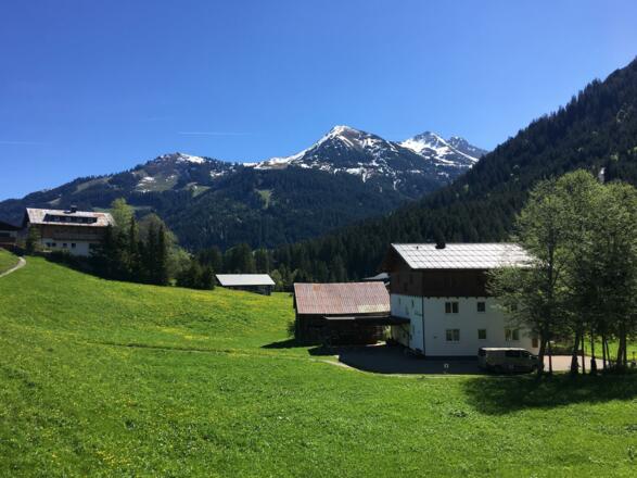 Blick vom Balkon