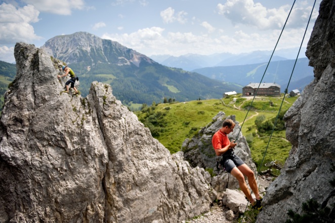 Salzburgs größter Klettergarten mit Hofpürglhütte