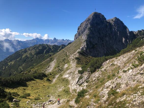 Blick zurück zum Itonskopf