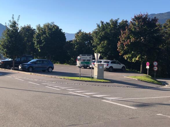 Ausgangspunkt: Parkplatz an der Kirche