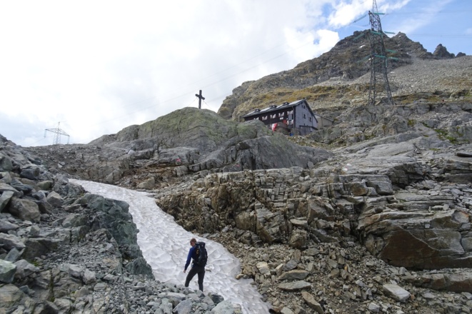 Kurz vor der St. Pöltner Hütte