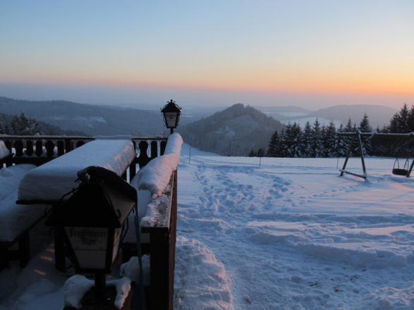 Braunberghütte im Winter