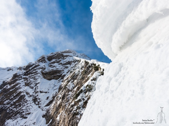 Blick zum Gipfel des Dürrnbachhorn