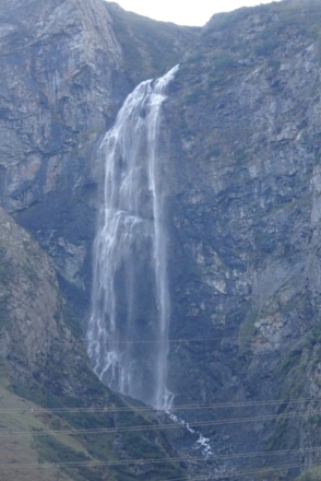 Schleierwasserfall am hinterenTeil vom Hintersee