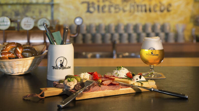 Bierschmiede Steinbach, Jause