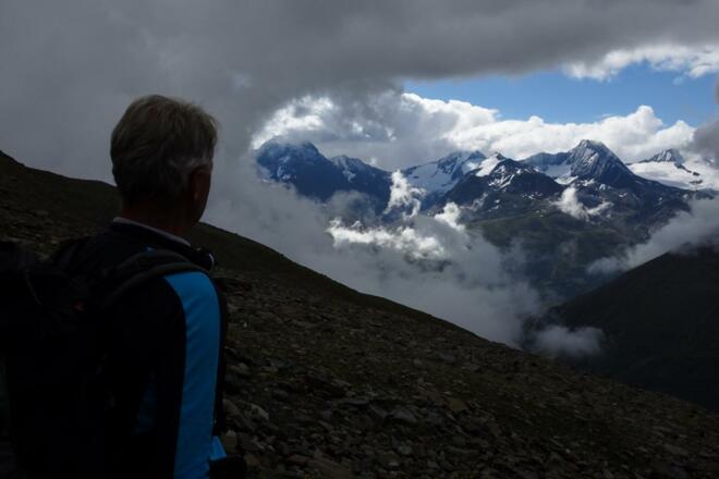 Blick zum Spiegelkogel
